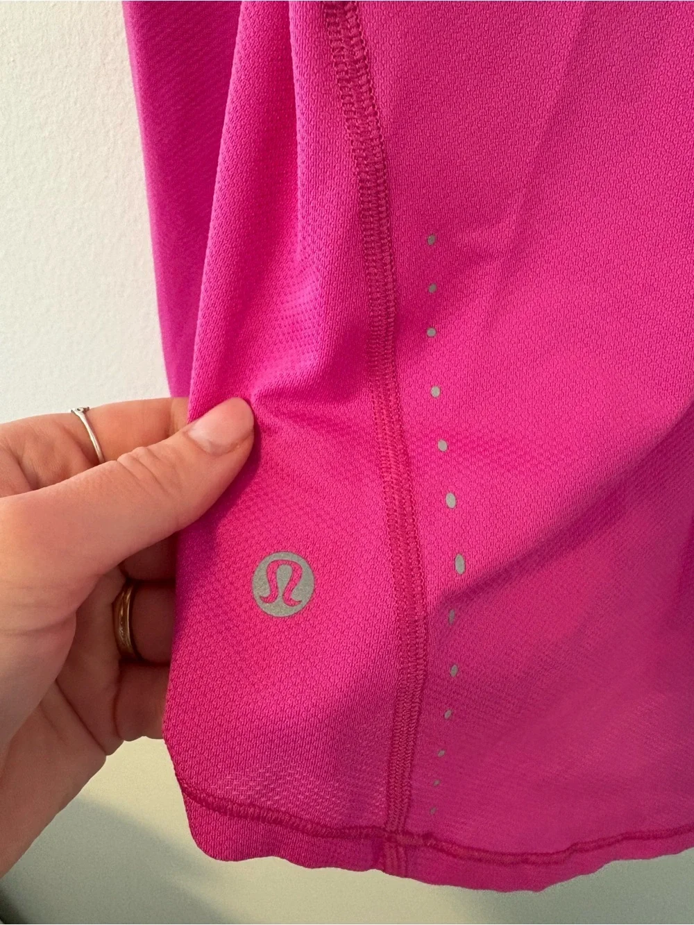 Lululemon High-Neck Running and Training Long Sleeve Shirt Pink